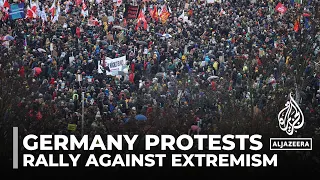 Germany protests: Rally condemns AFD party's 'right-wing extremism'