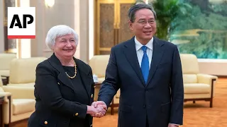 US Treasury Secretary Yellen meets Chinese Premier Li Qiang in Beijing