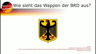 Test "Leben in Deutschland" - komplett - Deutsch #deutschland #integration #einbürgerungstest