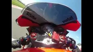 Aprilia RSV 1000 ONBOARD BIG CRASH - track day Motormania 20.04.2015 Slovakiring