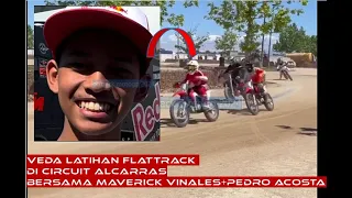 Veda latihan flattrack di Alcarras bareng Vinales dan Acosta jelang RBRC Le Mans 2024