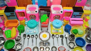 6 Minutes Satisfying with Unboxing Hello Kitty Sanrio Kitchen Set | Miniature Kitchen Set ASMR