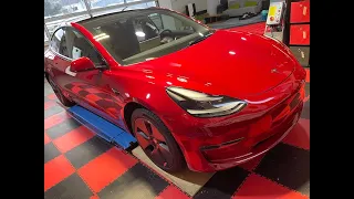 Tesla Model3 Lackschutz extrem. Steinschlagschutzfolie + Keramikversiegelung