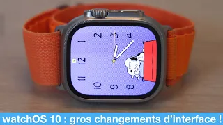watchOS 10 : gros changements d'interface ! (Et Snoopy !)