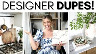 HOME DECOR DUPES || HIGH-END LOOK FOR LESS || HOME DECORATING IDEAS || DESIGNER LOOK FOR LESS