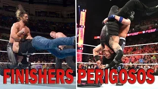 5 FINISHERS MAIS PERIGOSOS DE SEREM EXECUTADOS NA WWE