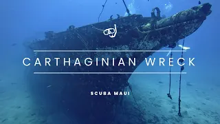 Diving the Carthaginian Shipwreck || Maui Scuba Adventures || Molokini Crater Back Wall