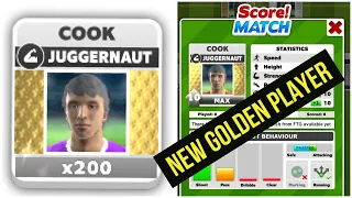 SCORE! MATCH NEW GOLDEN PLAYER “ COOK - JUGGERNAUT “ Maximum Statistics