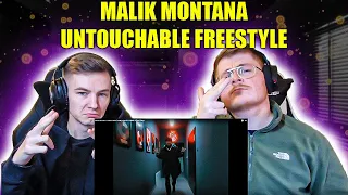 OLD MALIK?? MALIK MONTANA - UNTOUCHABLE FREESTYLE - ENGLISH AND POLISH REACTION