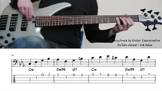 "Softly, as in a Morning Sunrise" | Walking Bass Etude w/ On-Screen TAB Notation