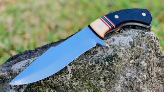 KnifeMaking: Making a Recurve Bowie knife