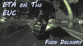 SINGLE WHEEL FOOD DELIVERY- (Electric Unicycle PEV) - NYC - Uber DoorDash Grubhub // GoPro Black Max