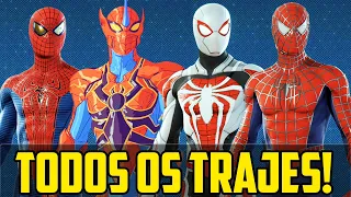 Marvel's Spider-Man Remastered PS5 - Todas as roupas!