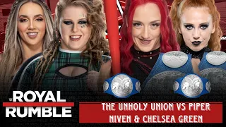 Alba Fyre & Isla Dawn vs Chelsea Green & Piper Niven | SMACKDOWN TAG TEAM CHAMPIONSHIPS | WWE 2k24