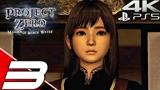 PROJECT ZERO MAIDEN OF BLACK WATER Gameplay Walkthrough Part 3 - The Shrine (4K 60FPS) Fatal Frame 5