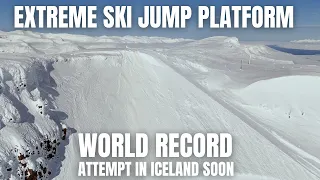 Will Red Bull Break The World Record In Ski Jump in Iceland 2024 - Extreme Attempt