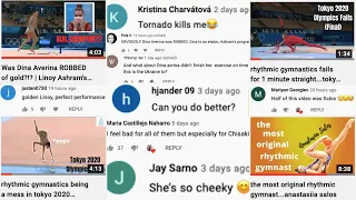 your COMMENTS... (from my rhythmic gymnastics videos...)