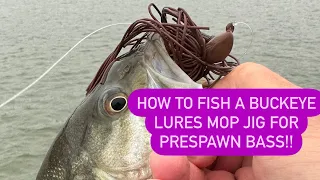 How to Fish a Mop Jig for Prespawn Bass