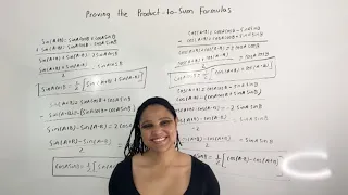 Proving the Product-to-Sum Formulas (MathAngel369)