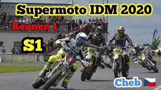 SUPERMOTO IDM 2020 Cheb (CZE) S1 RACE 1