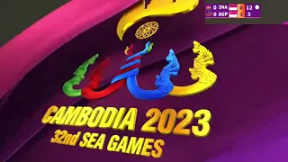 🔴LIVE Badminton SEA GAMES   Indonesia vs Singapore