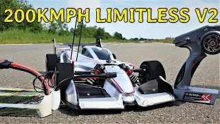 Arrma Limitless V2 speedrun new PB! And crashing the Slash 4x4-XLX2-TPpower 2200kV -Chinahobbyline