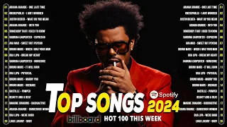 The Weeknd, Bruno Mars, Dua Lipa, Adele, Maroon 5, Rihanna, Ed Sheeran - Billboard Top 50 This Week