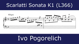 Domenico Scarlatti - Sonata in D minor K1 (Ivo Pogorelich)