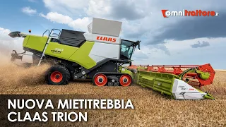 Claas 2022: la trebbia Trion vista da vicino