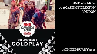 Fix You - Coldplay - NME Awards - O2 Academy Brixton - 17th Feb 2016