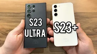 Samsung Galaxy S23 Ultra vs Samsung Galaxy S23+