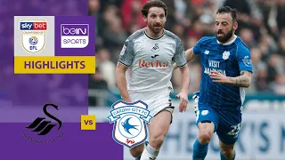 Swansea City v Cardiff City | EFL Championship 23/24 | Match Highlights