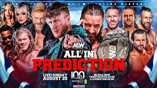 AEW All In 2024 - Match Card Prediction HD | Wrestle Freakin