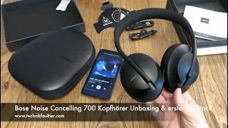 Bose Noise Cancelling 700 Kopfhörer Unboxing und erster Eindruck