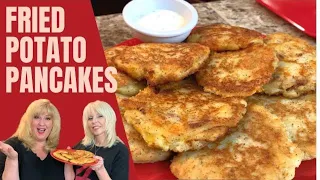 Fried Potato Cakes - Potato Pancakes Recipe from Leftover Mashed Potatoes