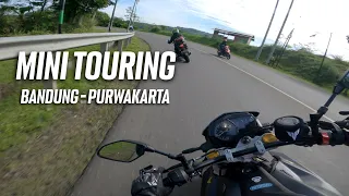 Turing mini dari Bandung ke Purwakarta | Exhaust Sound MT-25 | Touring Uncut [4K]