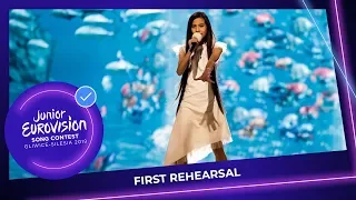 Spain 🇪🇸 - Melani Garcia - Marte - First Rehearsal - Junior Eurovision 2019