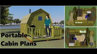 Portable Cabin And Gypsy Wagon Plans