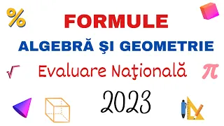 Formule Evaluare Nationala Matematica 2023