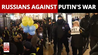 Ukraine Russia Crisis: Russians Join the World in Anti-War Protests Against Putin | NewsMo