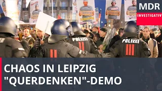 Chaos in Leipzig - "Querdenker"-Demo | Exakt