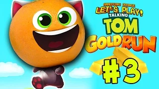 Annoying Orange Plays - Talking Tom GOLD RUN #3