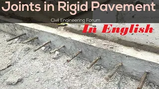 Types of joints in Rigid Pavement | Method of Construction | In English