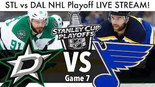 Blues vs Stars NHL Playoff Game 7 LIVE STREAM! (Round 2 Stanley Cup Series STL/DAL Reaction Part 2)