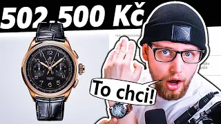 Agrael plánuje koupit hodinky za půl MEGA? 💰