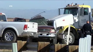 13 killed when semi-truck hits SUV in Southern California: CHP