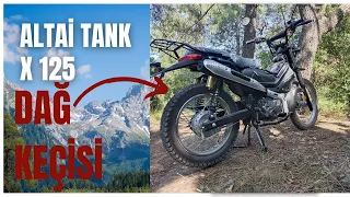 ALTAİ TANK X 125 İNCELEME | SÜPER CUP İLE CROSS | DAĞ KEÇİSİ ?