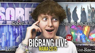 BIGBANG LIVE PERFORMANCES! (Sober in Malaysia, Bae Bae, Loser, Bang Bang Bang | MAMA 2015 Reaction)