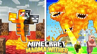 I Survived 100 Days as a MAGMA WITHER in Minecraft Hardcore World... (Hindi)