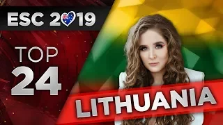 Top 24 - Lithuania Eurovision 2019 (Eurovizijos Atranka)